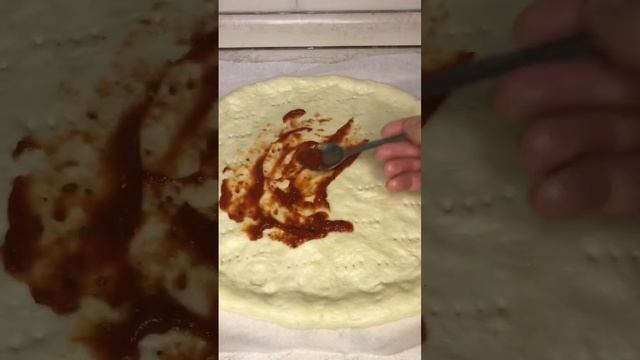 Пицца с курицей и грибами #вкусная #вкуснота смотреть онлайн