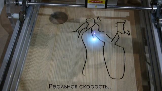 Выжигаем рисунок (пуанты) по дереву (сосне) смотреть онлайн