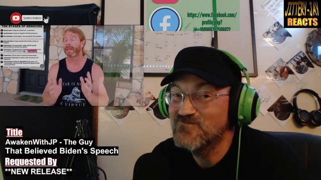 AwakenWithJP -The Guy that Believed Biden’s Speech - FIRST REACTION {Jittery~Jay} смотреть онлайн