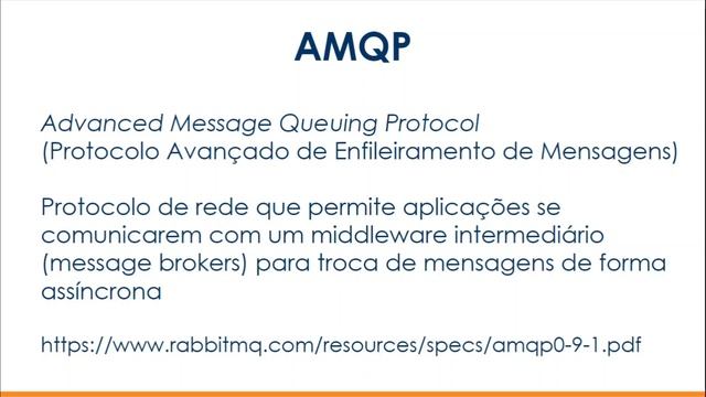 AMQP 0-9-1: Conhecendo a base principal dos message brokers | #mensageria #amqp смотреть онлайн