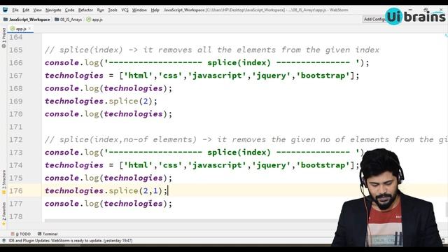 22. Built in Array Functions in JavaScript | javascript tutorial | UiBrains | NAVEEN SAGGAM смотреть онлайн