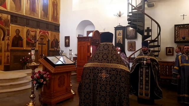 Неделя 2-я Великого поста. Свт. Григория Паламы, архиеп. Фессалонитского. Вечернее богослужение. смотреть онлайн