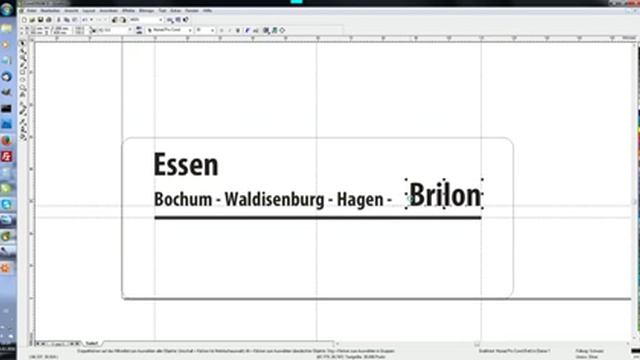 Modellbahn Zuglaufschild mit CorelDraw - Tutorial смотреть онлайн