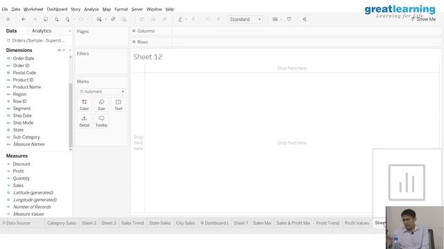 Tableau Tutorial | Tableau Full Course - Learn Tableau In 6 Hours | Great Learning смотреть онлайн