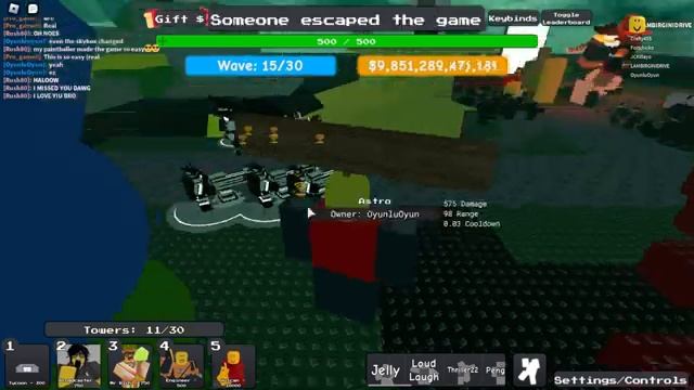 Doing Dares (Brick Defense) Roblox смотреть онлайн