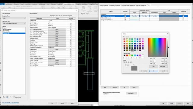 MagiCAD for Revit - Change System - Filters смотреть онлайн