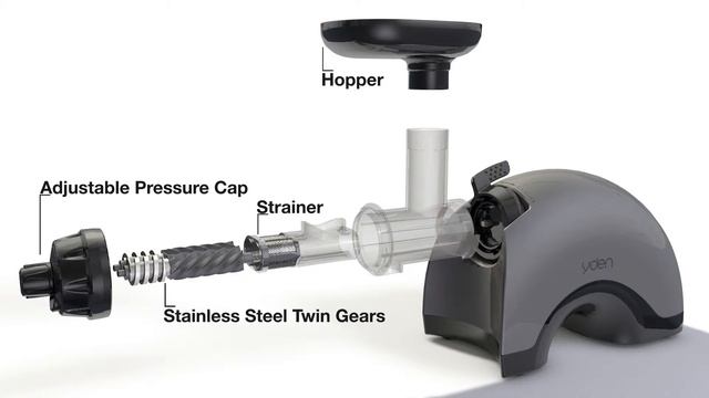 Yden TG100 - dvouhřídelový odšťavňovač смотреть онлайн