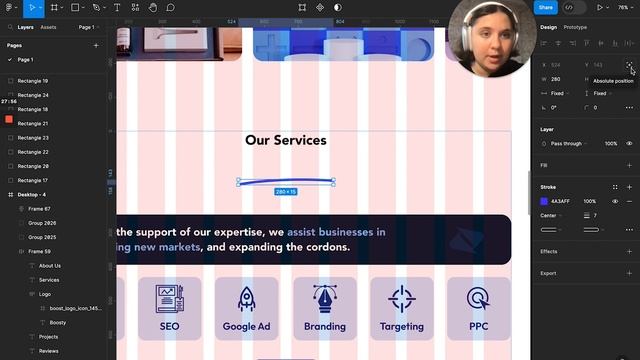 How to design landing page for marketing agency in Figma | Step-by-step tutorial for beginners смотреть онлайн