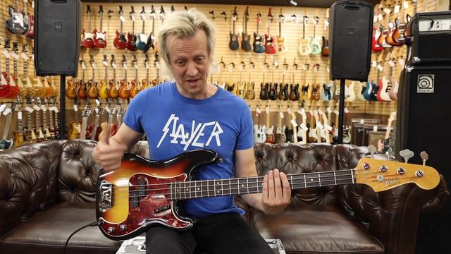 Guitar of the Day: 1966 Fender Precision Bass Slab Board | Greg Coates at Norman's Rare Guitars смотреть онлайн
