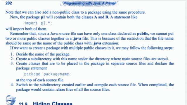 Adding a class to a package | Package | Java balaguruswamy audiobook смотреть онлайн