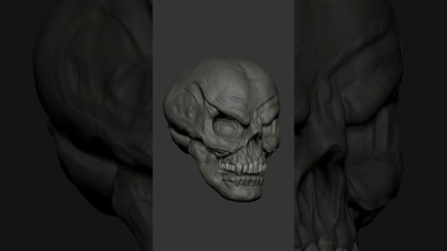 SpeedSculpt - Skull #shorts смотреть онлайн