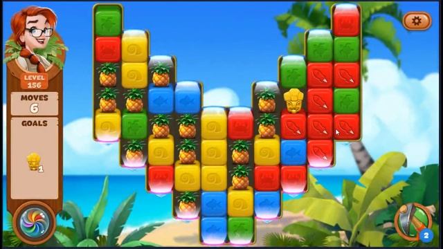 Lost Island Blast Adventure Level 156 - NO BOOSTERS ?️ | SKILLGAMING ✔️ смотреть онлайн