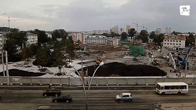 Как строился Парк Ангелов на месте «Зимней вишни»: четыре месяца за полторы минуты смотреть онлайн