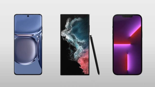 Samsung Galaxy S22 Ultra Vs. Huwaei P50 Pro Vs. IPhone 13 Pro Max смотреть онлайн