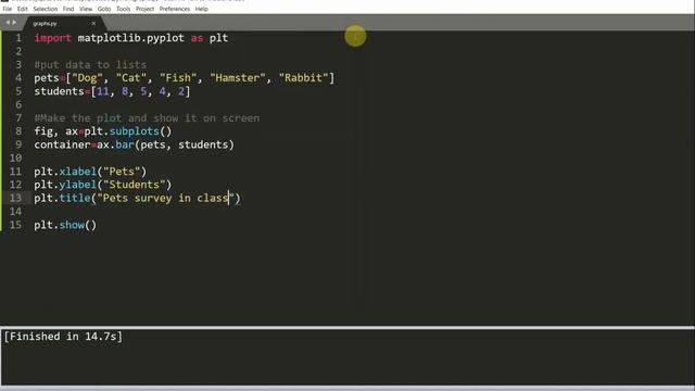 Matplotlib Tutorial: # 02, Bar Chart смотреть онлайн
