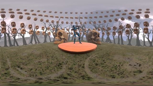 360 VR Video test render | After Effects | Element 3D смотреть онлайн