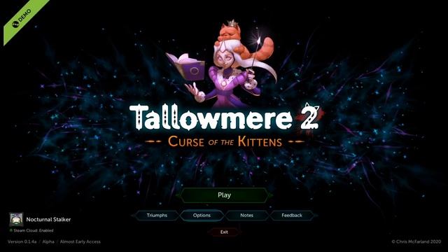 Tallowmere 2: Curse of the Kittens Linux Demo (Steam Game Festival 2020) смотреть онлайн