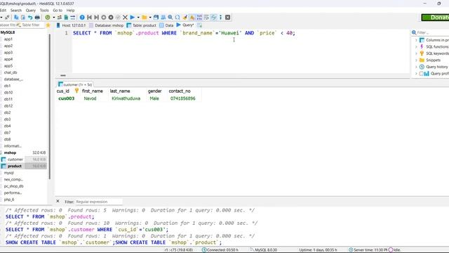 Question set 9: Database Management System: Java Institute смотреть онлайн