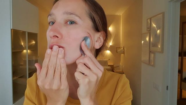 Массаж лица ложками // Расслабление мимических мышц лица смотреть онлайн