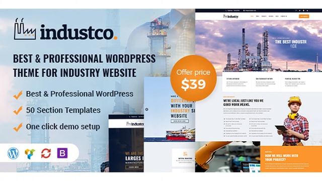 IndustCO | Industry & Factory WordPress Theme | Themeforest Website Templates and Themes смотреть онлайн
