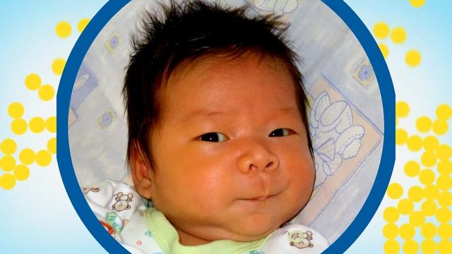 Слайд шоу Корейский годик «Асянди» рождения ребенка. смотреть онлайн