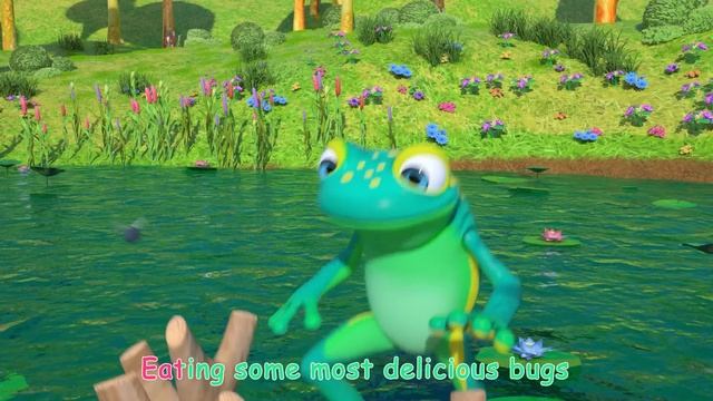 Five Little Speckled Frogs | CoComelon Nursery Rhymes & Kids Songs смотреть онлайн