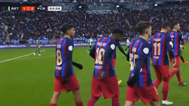 ANSU FATI AMAZING GOAL BARCELONA VS REAL BETIS PENELTIES смотреть онлайн