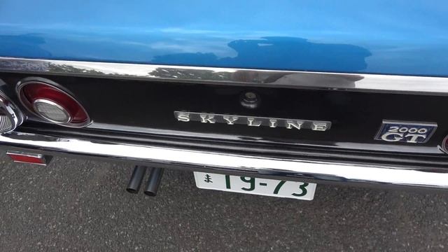 1973 NISSAN Skyline 2000GT 日産・スカイライン ケンメリ - ロイズ クラシックカーフェスティバルinふと美 2018 смотреть онлайн