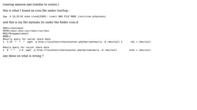 issues with cron file in cron.d смотреть онлайн