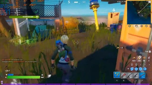 FORTNITE : GTX 750 + XEON E5-2450 - DESEMPENHO MUITO BOM ! смотреть онлайн