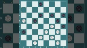 Учимся играть в шашки. Отказанная игра Бодянского