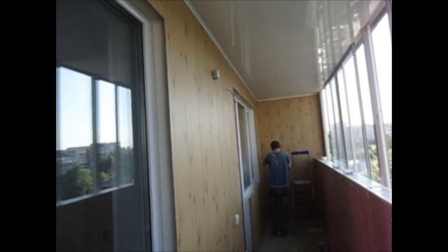ОБШИВКА БАЛКОНА ПАНЕЛЯМИ ПВХ,МДФ смотреть онлайн