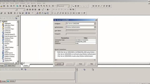 Data modeling with Erwin - Reverse Engineering смотреть онлайн