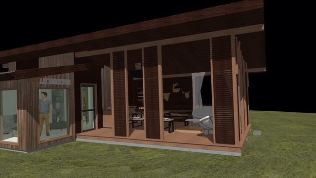 Типовой проект банного комплекса от компании LOFTHAUS смотреть онлайн