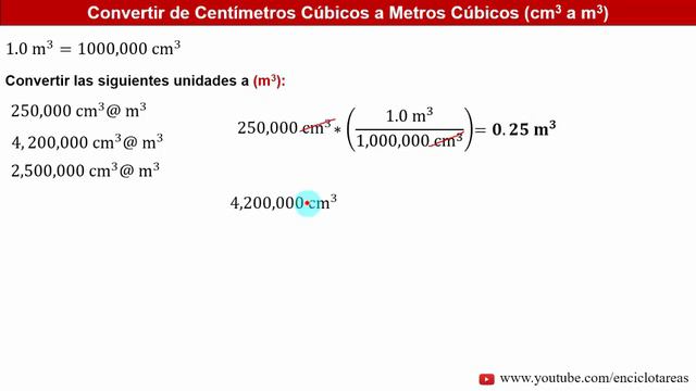Centimetros Cúbicos a Metros Cúbicos (cm3 a m3) - Parte 2 смотреть онлайн