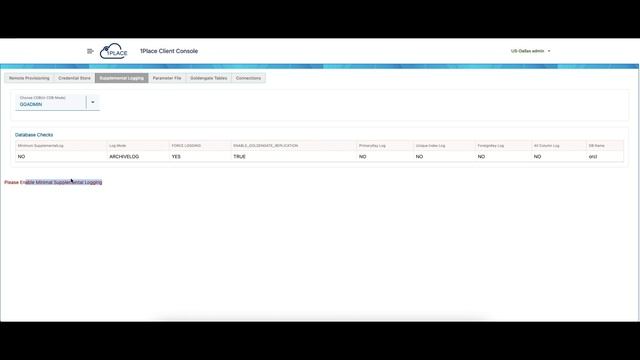 3) Supplemental Logging | 1Place Setup | Hybrid & Multi-Cloud Unification Software смотреть онлайн