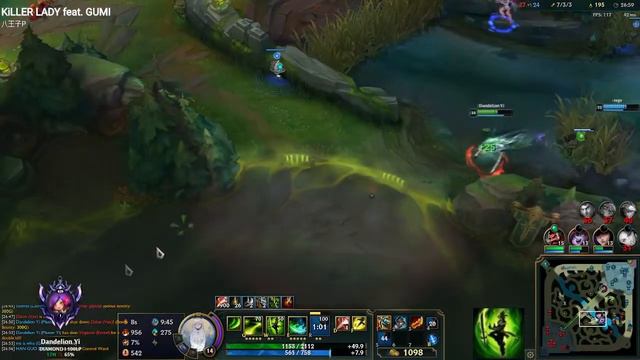 Dandelion Yi Stream Highlights 1 - MASTER YI IS LEAGUE'S ANTICHEAT смотреть онлайн