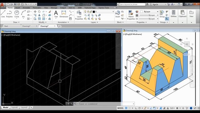 Iso-metric Drawing In AutoCAD for Beginners | Exercise 10 | Basics to Advance смотреть онлайн