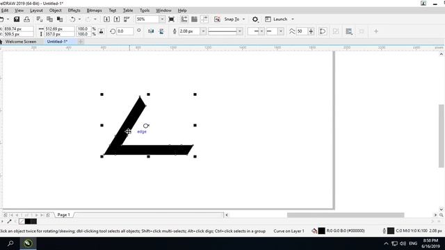 Penrose Triangle in Coreldraw смотреть онлайн
