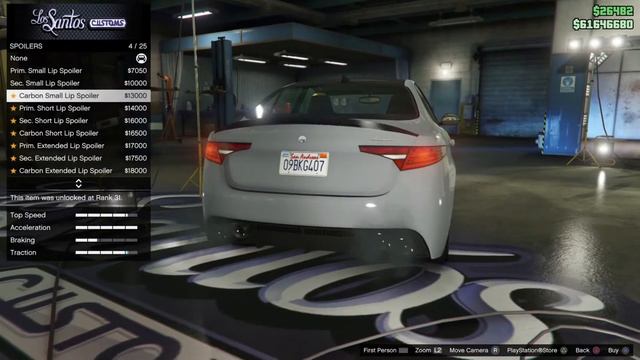 GTA 5 - DLC Vehicle Customization - Lampadati Komoda (Alfa Romeo Giulia) смотреть онлайн