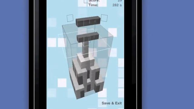 3D Tetris - iPhone/iPod touch Game "Smart Brick" Empire State Building Game Play смотреть онлайн