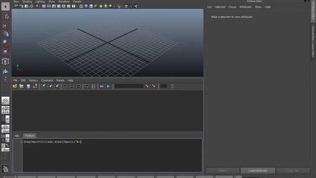 My drag-and-drop import script for Maya смотреть онлайн