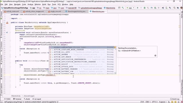2- Save and Retrieve Images with SQLite in Android Studio 2019 | Getting Image from Device смотреть онлайн
