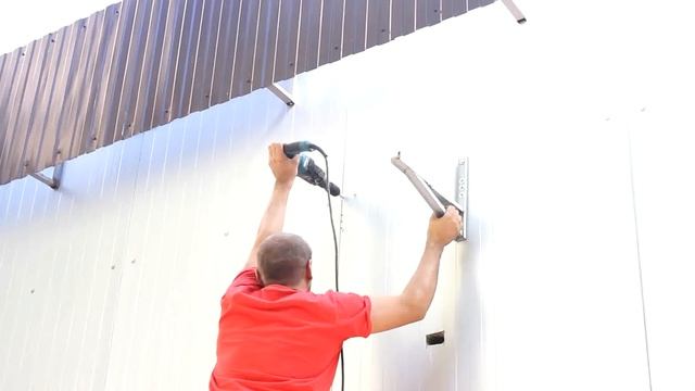 Монтаж кронштейнов под наружный блок кондиционера смотреть онлайн