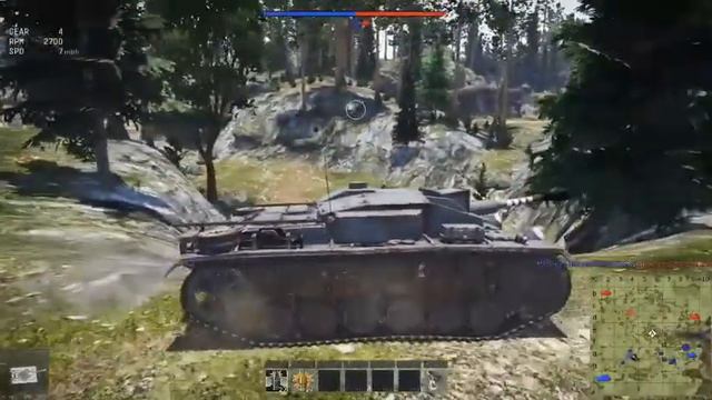 War thunder Tank gameplay with the stuG III G. смотреть онлайн