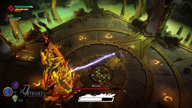 Darksiders Genesis - The 3 Dreadwalkers and their Master Belial BOSS Fights - No Damage - Hard Mode смотреть онлайн