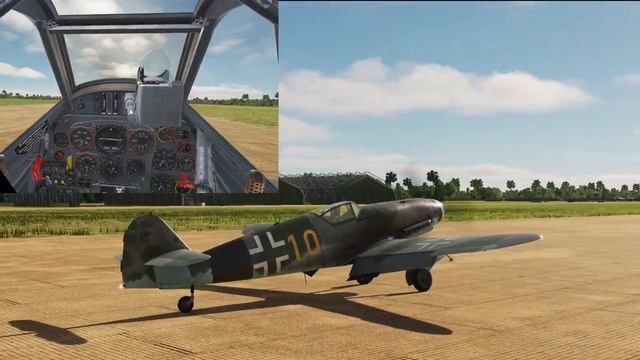 Рутина - тренируем посадки в симуляторе! BF-109 и FW190-A8 посадки в DCS. смотреть онлайн