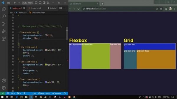 CSS Flexbox vs CSS Grid , FULL comparison