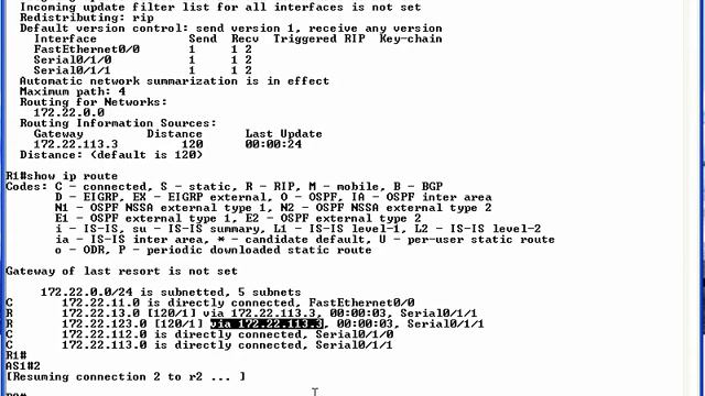 CCNA Lab 9 RIP Configuration.qt смотреть онлайн