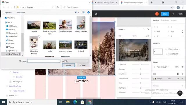 Food & Travel Blog UI design in Figma (Part 2) смотреть онлайн